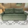 Sofa giường bọc vải xanh rêu cao cấp tồn kho