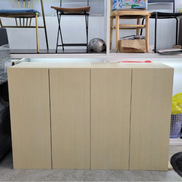 Thanh lý tủ bếp trên treo tường gỗ MDF trắng đẹp