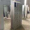 Tủ locker sắt cá nhân 18 ngăn nóc xéo mới 100%