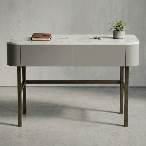 Bàn trang điểm gỗ công nghiệp 2 hộc hiện đại tồn kho