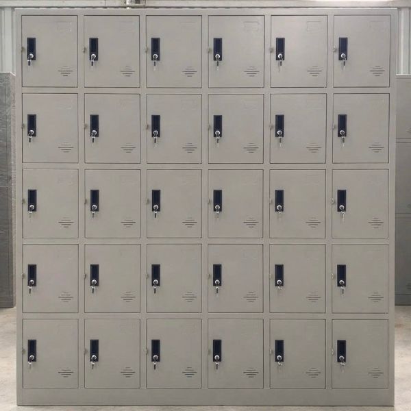 Tủ locker sắt 30 ngăn cánh mở cao cấp mới 100%